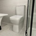 Linea Comfort Height Rimless Close Coupled Toilet & Soft Close Seat (10810)