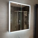 Mia LED Cabinet 600 x 700mm Double Door Demister and Shaver Socket (5300)