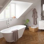 Moods Bathrooms to Love Savoy Freestanding Double Ended Bath  (13672)