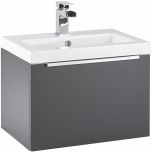 Muro 500mm Wall Mounted Vanity Unit & Basin - Matt Grey (9997)