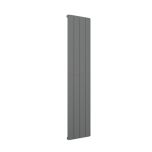 Peretti 1800 x 375mm Aluminium Radiator - Matt Anthracite (6340)