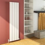 Peretti 1800 x 375mm Aluminium Radiator - Matt White (6341)