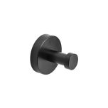 Croydex Flexi Fix Epsom Robe Hook - Matt Black (12847)