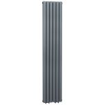 Eliseo Ricci Vertigo 1800 x 354mm Double Radiator - Anthracite (6265)