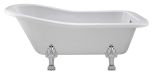 Hudson Reed Brockley 1700mm Free Standing Bath & Pride Legset RL1690C2 (1081)