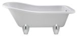 Hudson Reed Brockley 1500mm Free Standing Bath & Deacon Legset RL1490M1 (1079)