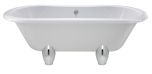 Hudson Reed Kingsbury 1700mm Freestanding Double Ended Bath & Deacon Legset RL1705M1 (1091)