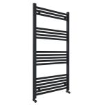 Roma Straight Heated Towel Rail - 1200mm x 600mm - Anthracite (11058)