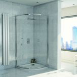 Kiimat Eight² 1000 x 800mm Single Door Offset Quadrant Shower Enclosure (10583)