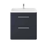 Hudson Reed Solar 800mm Floorstanding Vanity Unit - Indigo Blue SOL303 (8012)