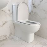 Rak Tonique Fully Back to Wall Toilet with Soft Close Seat
