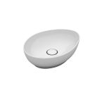 Olympia Trend 500mm Counter Top Basin & Click Clack Waste - White (19476)