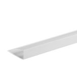 Lusso Panel Essentials 5mm U Trim White - 2700mm (10881)