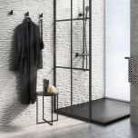 Veloce Uno 1200 x 800mm Rectangle Shower Tray - Black (12956)