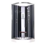 Vidalux Pure Electric 900mm Shower Cabin Black - Standard 8.5KW (11650)