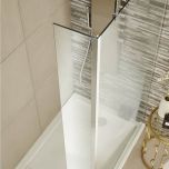 Hudson Reed 215mm Wetroom Return Screen WRSB250 (10291)
