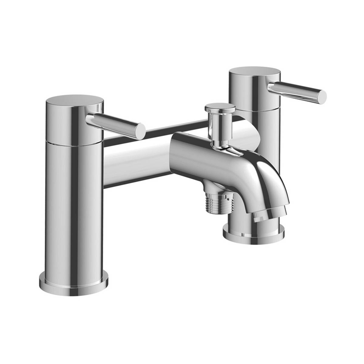 Ari Design Esca Bath/Shower Mixer & Bracket Chrome Chrome Bathshack
