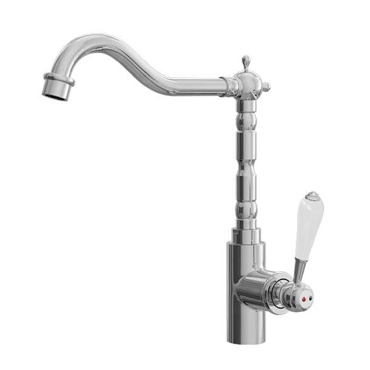 Empire Traditional Style Kitchen Sink Mixer with Swivel Spout & Single