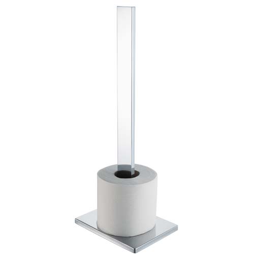 Haceka Edge Spare Toilet Roll Holder (6839) Chrome Synergy | Bathshack