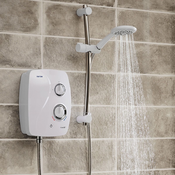 The Triton Novel SR Silent Running Thermostatic Power Shower