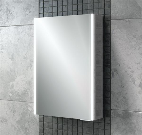 Caldini 350 x 450 x 130mm LED 1 Door Mirrored Cabinet (5250)