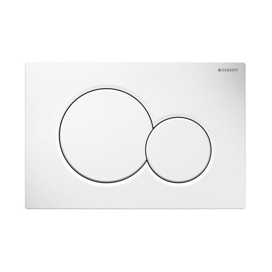 Geberit Sigma01 Dual Flush Plate - White Alpine 115.770.11.5 (7267)