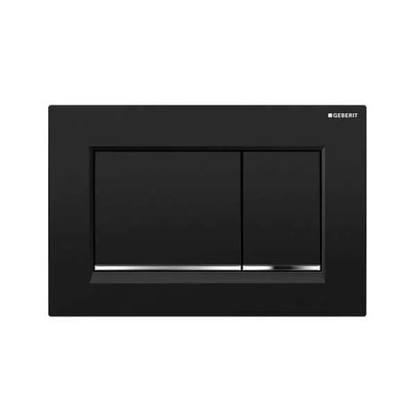 Geberit Sigma30 Dual Flush Plate - Black Chrome 115.883.KM.1 (7270)