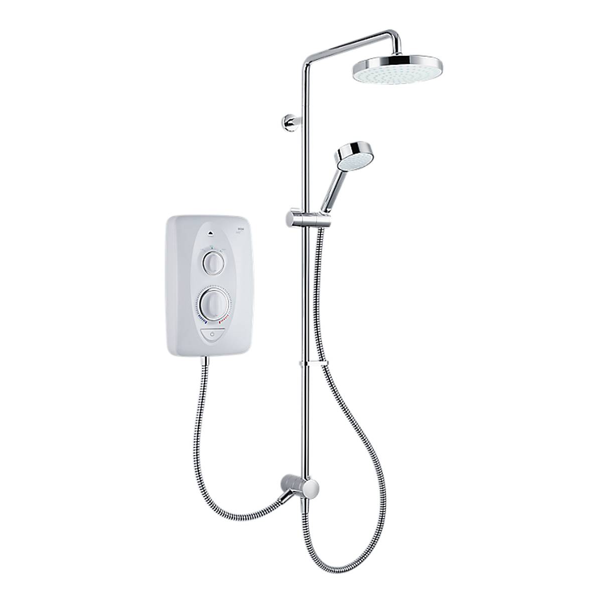 Mira Jump Dual 9.5kW Electric Shower - White/Chrome (12659)