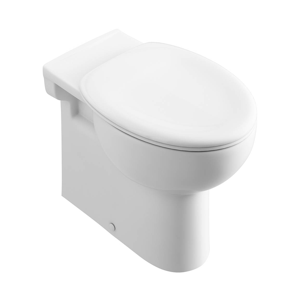 Arley Comfort Raised Height Back To Wall Pan With Soft Close Seat
