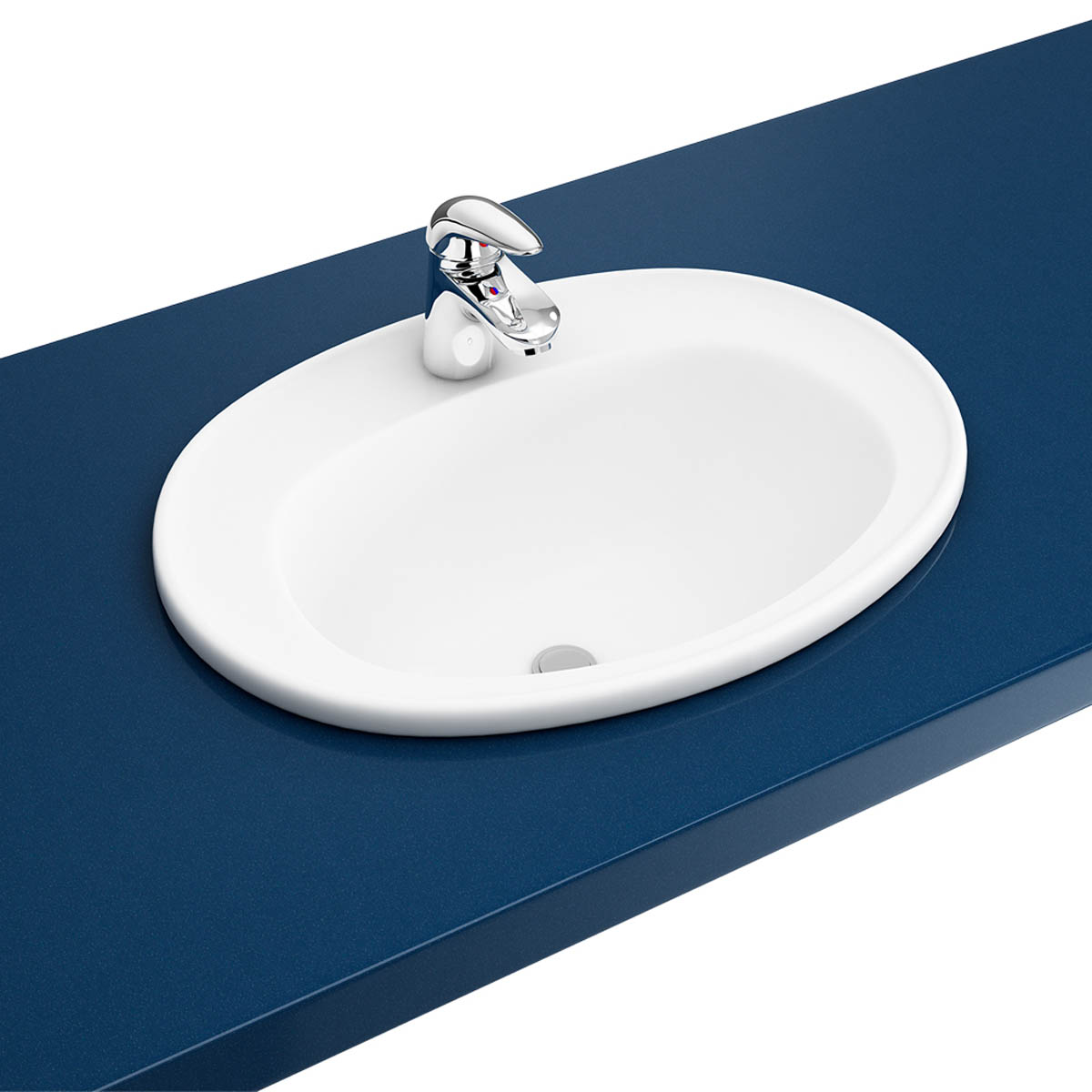 Arley 1 Tap Hole 530mm Vanity Basin In A Box