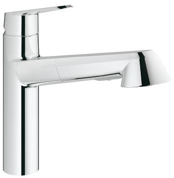 Eurodisc Cosmopolitan Single Lever Kitchen Tap with Pull Out Dual Spray (2139)