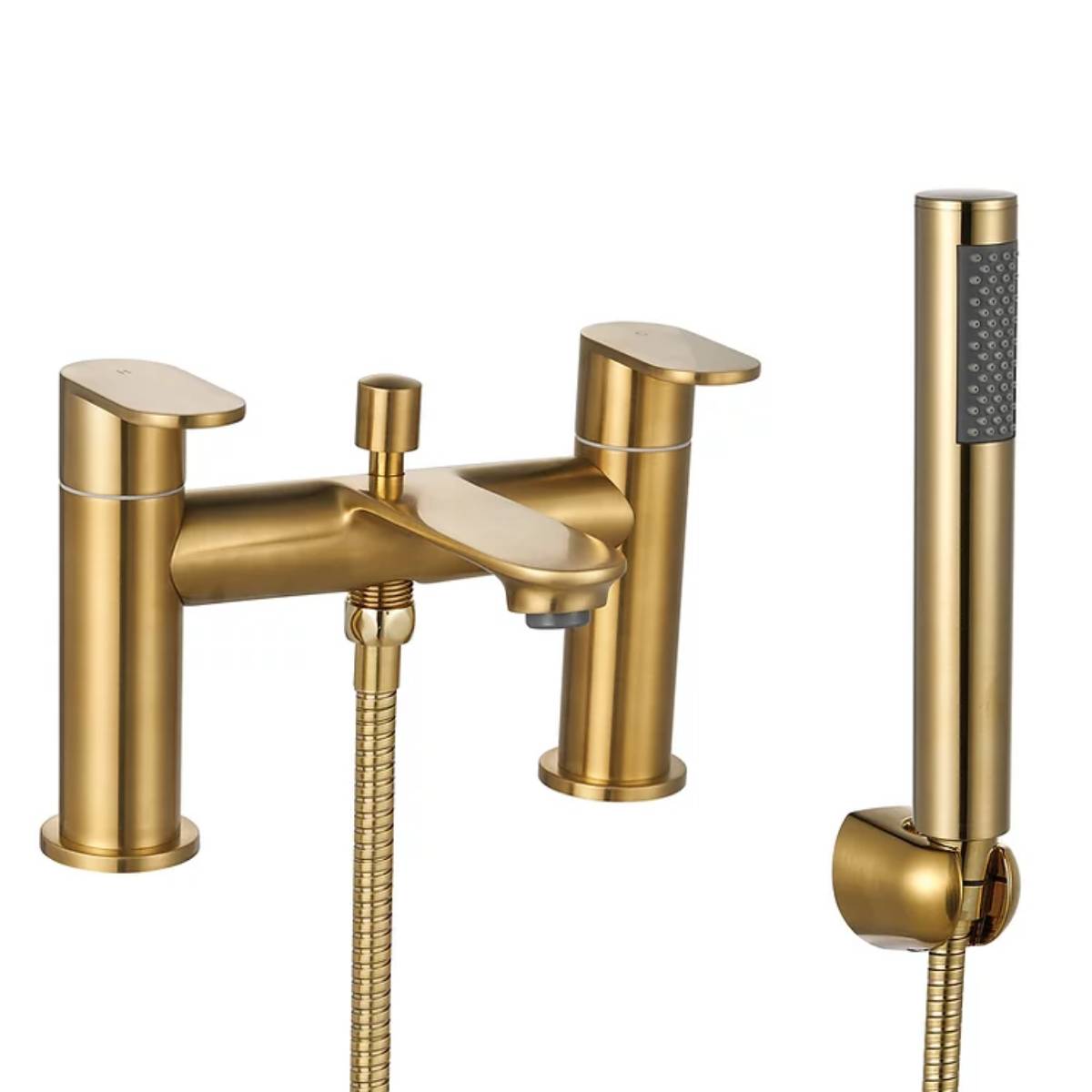 Niagara Albury Bath Shower Mixer - Brushed Brass (13135)