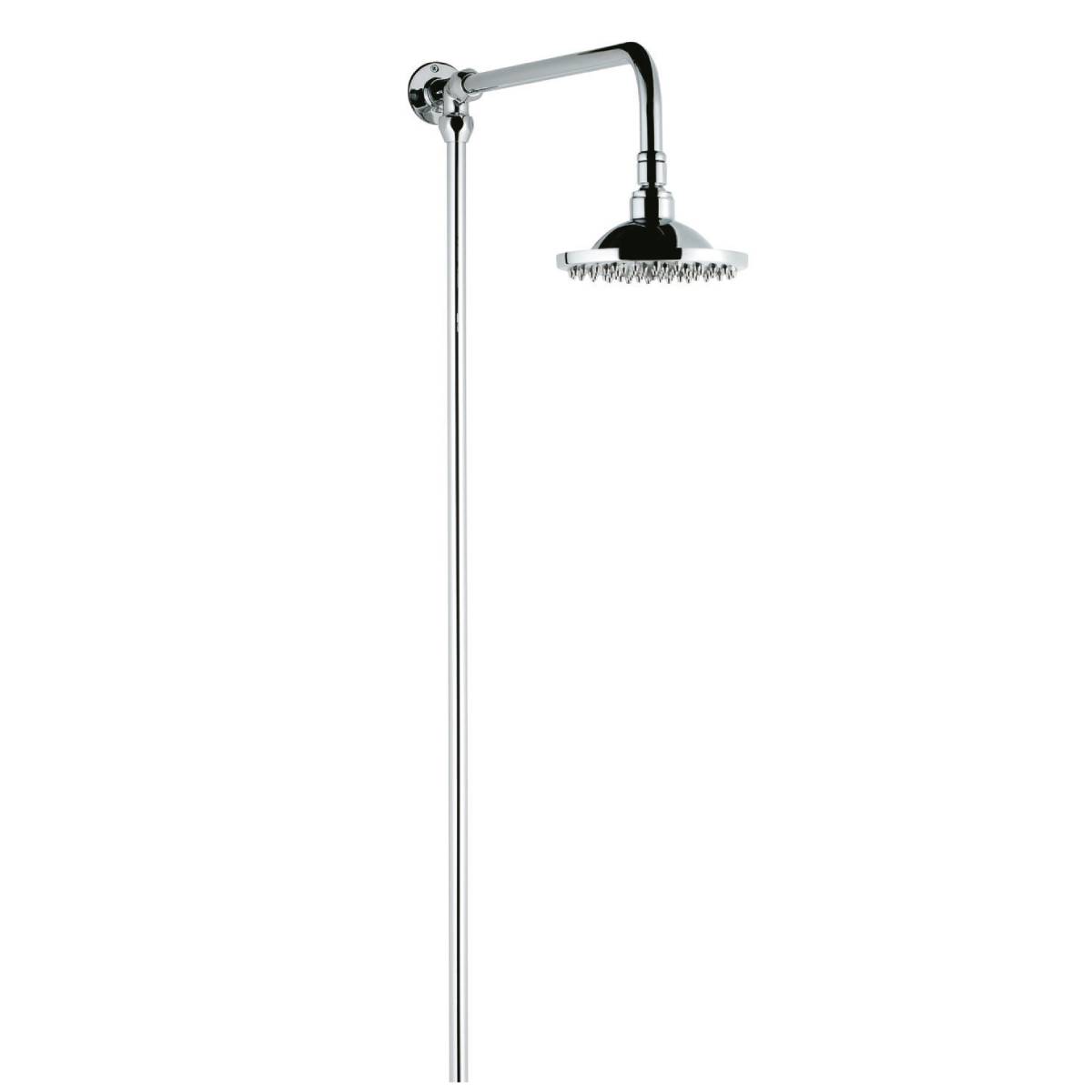 Hudson Reed Traditional Rigid Riser Kit with 150mm Shower Head A3600 (4478)