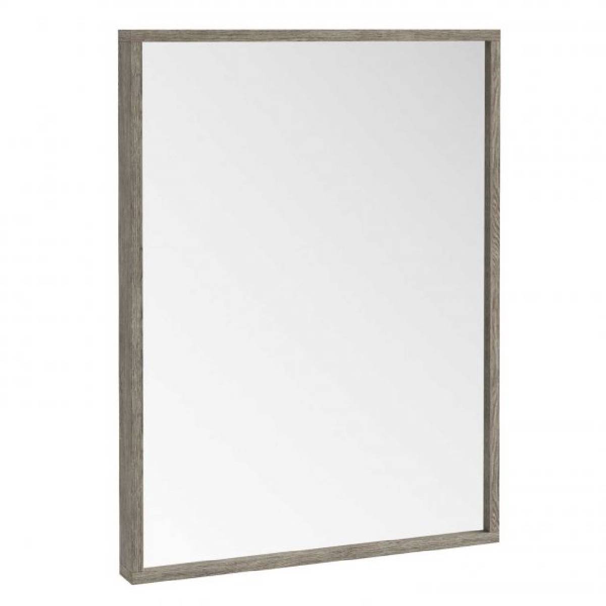 Ambience 600 x 800mm Simplistic Mirror - Grey Oak (13153)