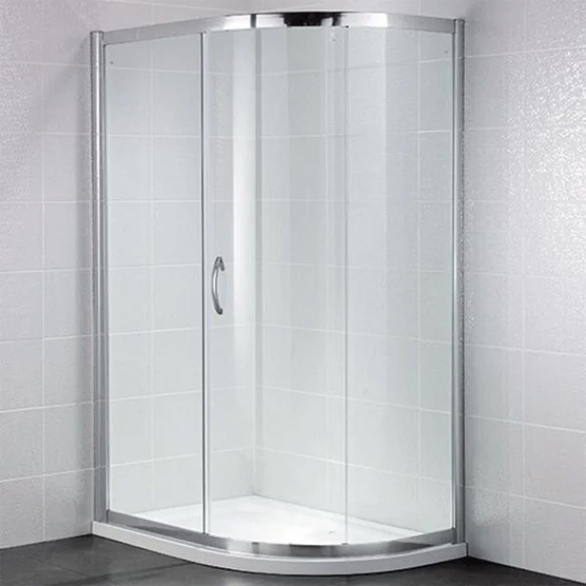 April Identiti 1200 x 900mm Single Door Offset Quadrant Shower Enclosure