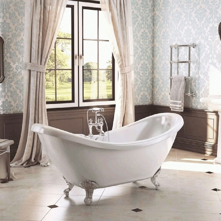Traditional English Balmoral Double Ended Slipper Bath (1096)