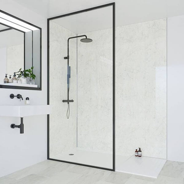 Multipanel Classic Collection Grey Marble 1200mm Shower Panel (3445)