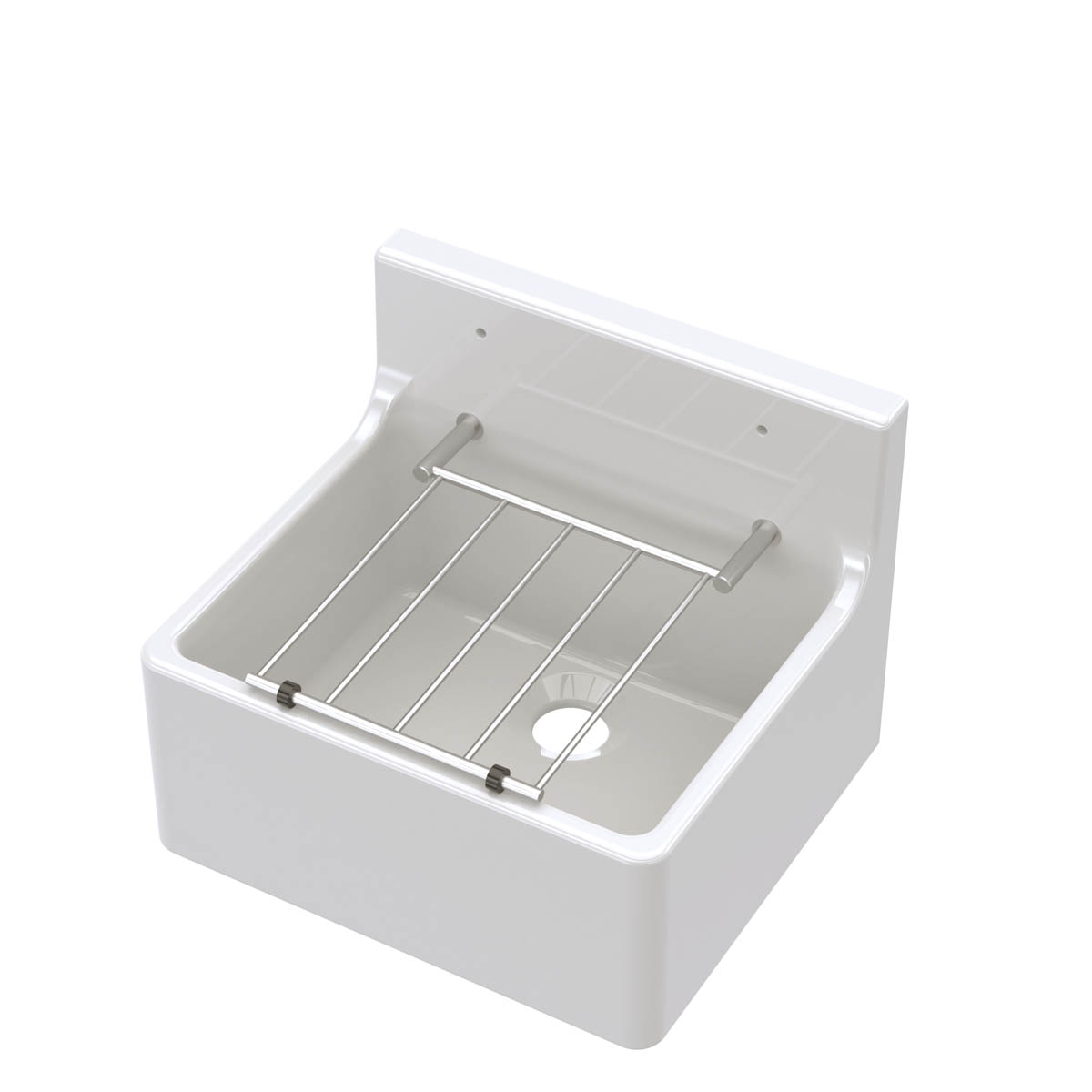 Nuie 455x362x396mm Cleaner Sink - White (20315)
