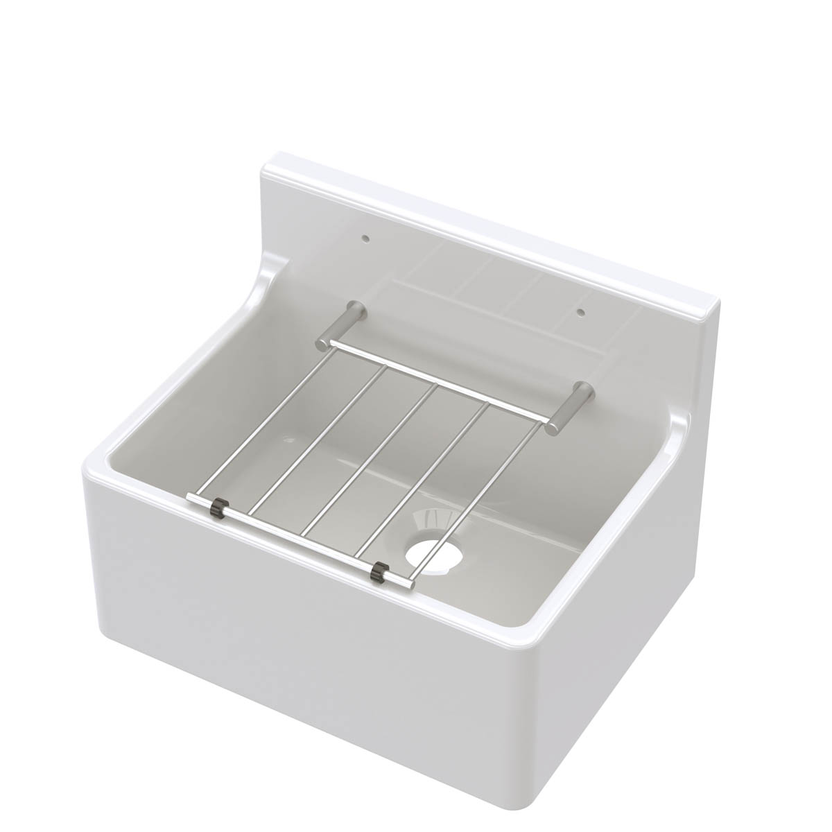 Nuie 515x382x393mm Cleaner Sink - White (20316)