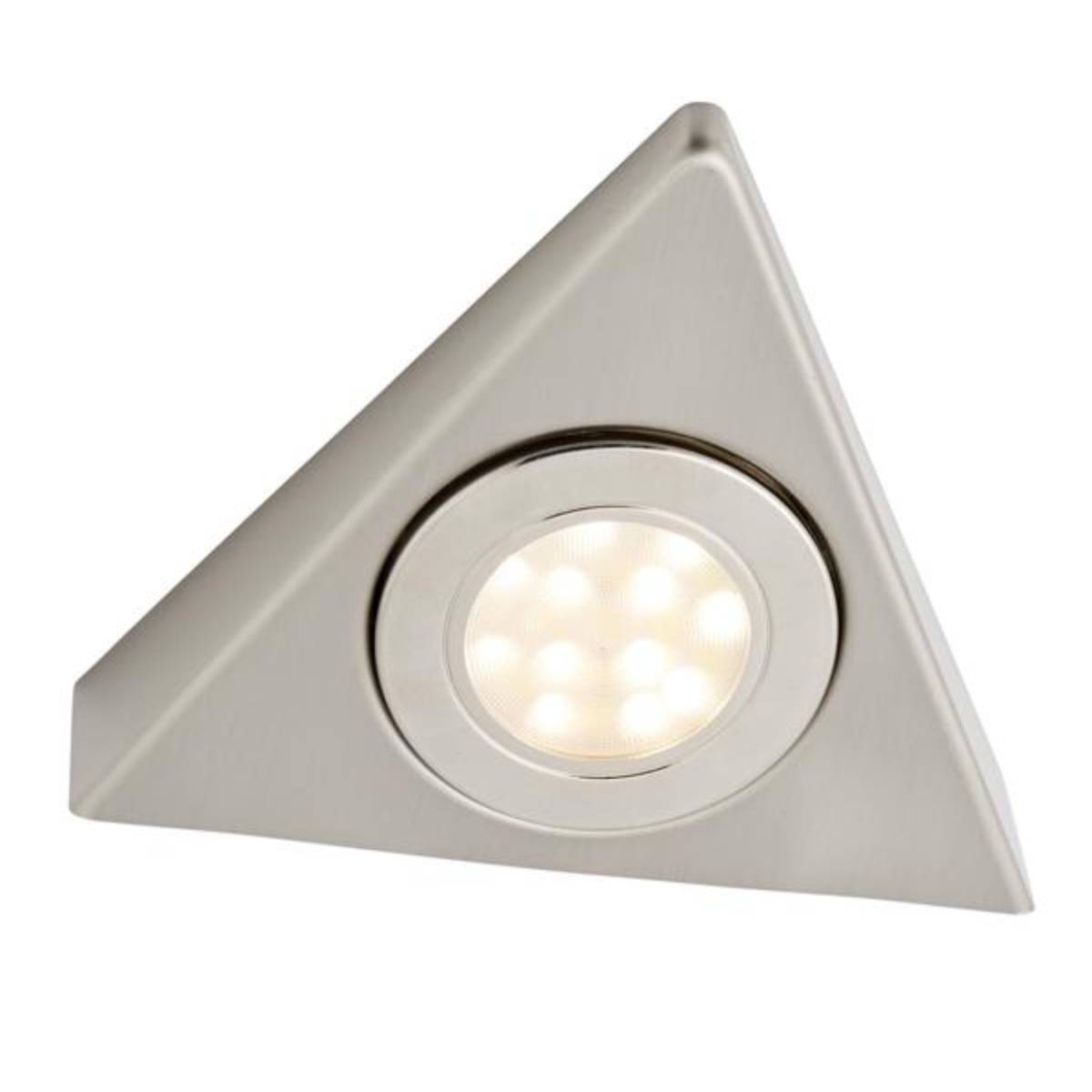 Forum Culina CUL-35861 Faro Triangular Under Cupboard LED Light - Satin Nickel (11937)