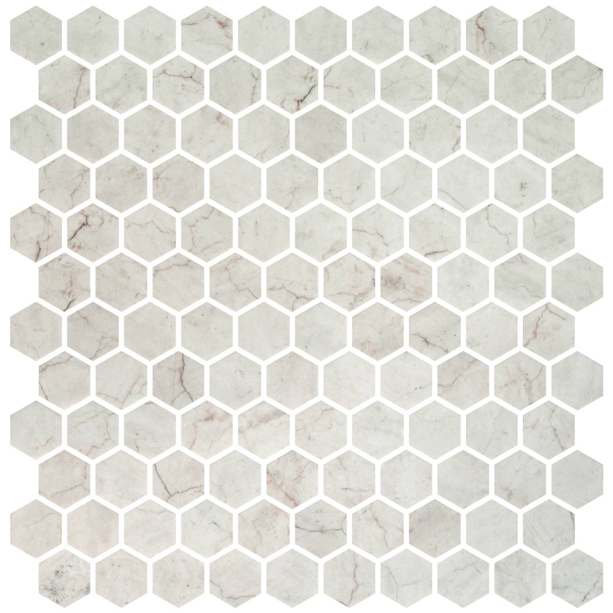 Hex Ivory Honed Non Slip 30.1 x 29.0cm Mosaic Sheet (11808)