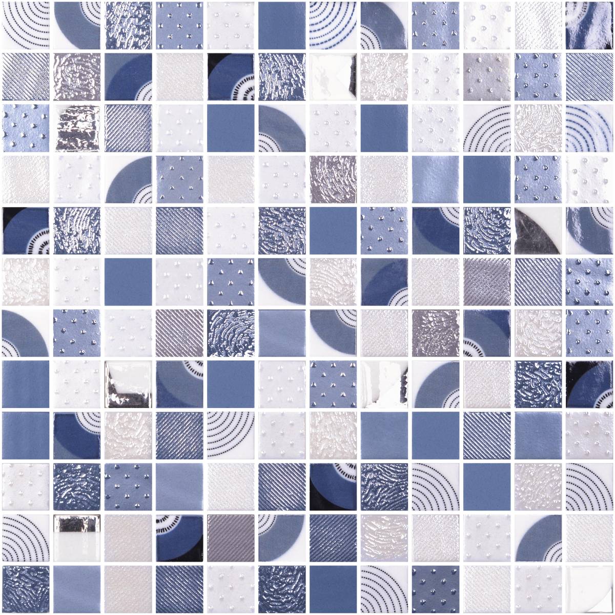 Athos Square 31.1 x 31.1cm Mosaic Sheet (11834)