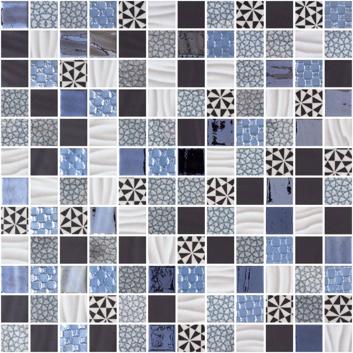 Ethel Square 31.1 x 31.1cm Mosaic Sheet (11831)