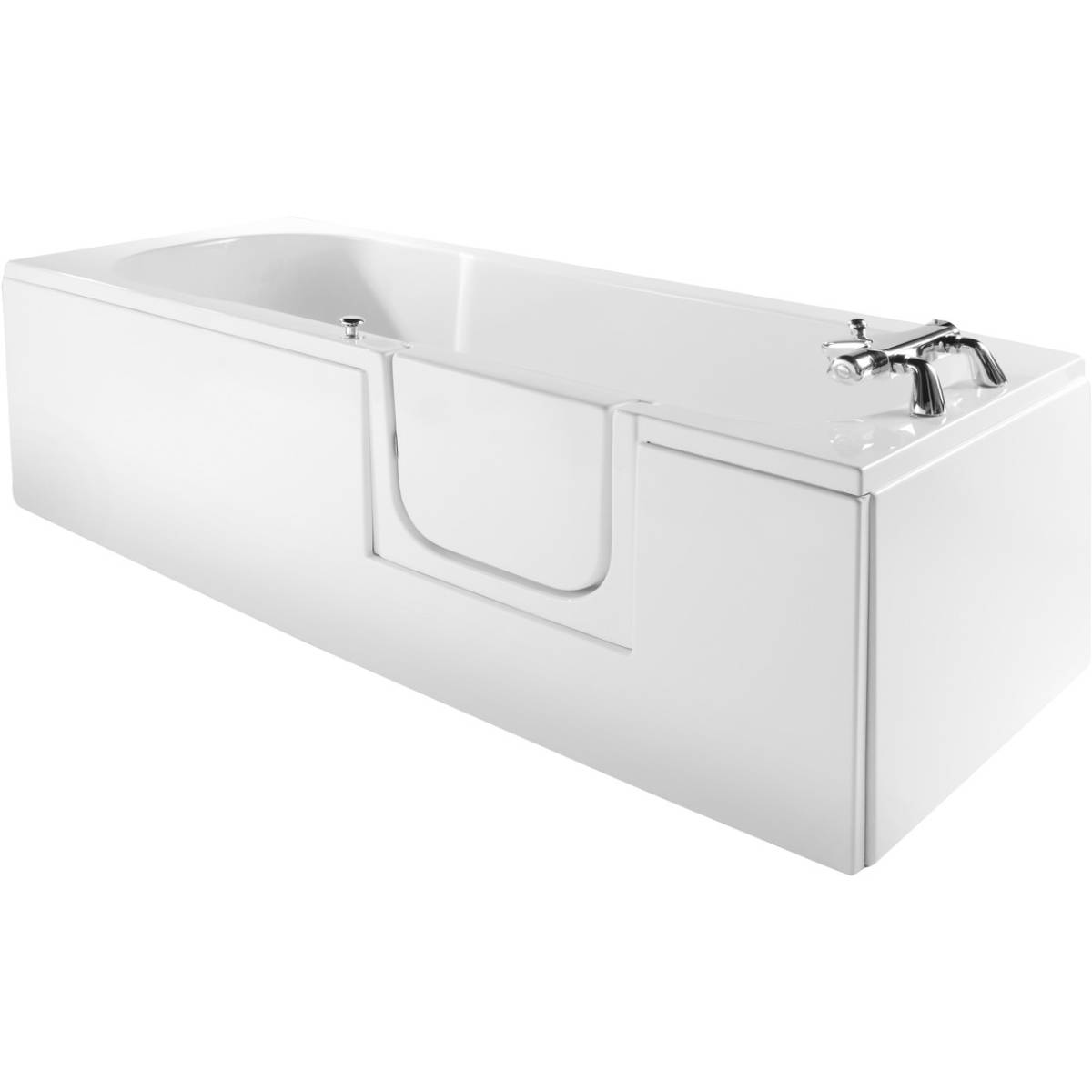 Moods Bathrooms to Love Easy Access 1690 x 690mm Walk-In Single Ended Bath - Right Hand (14647)