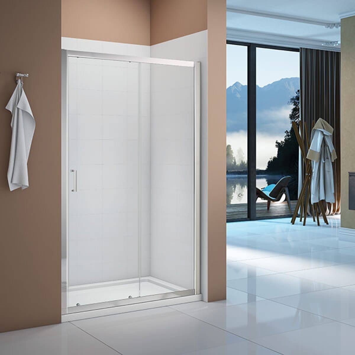 Moods Bathrooms to Love Merlyn Vivid Boost 1200mm Sliding Shower Door (10076)