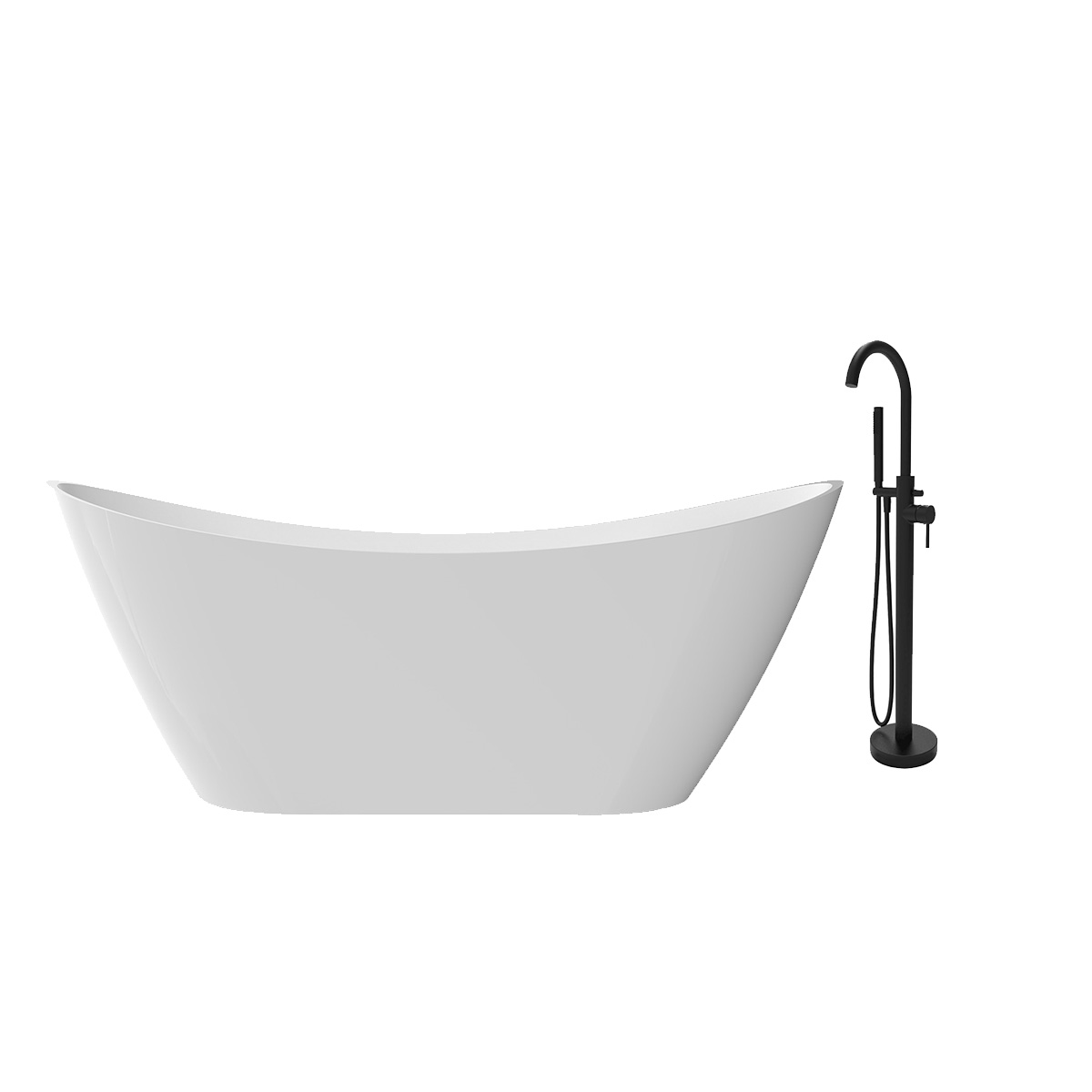 Arabica 1700mm Freestanding Double Ended Bath and Tap Deal (16295)