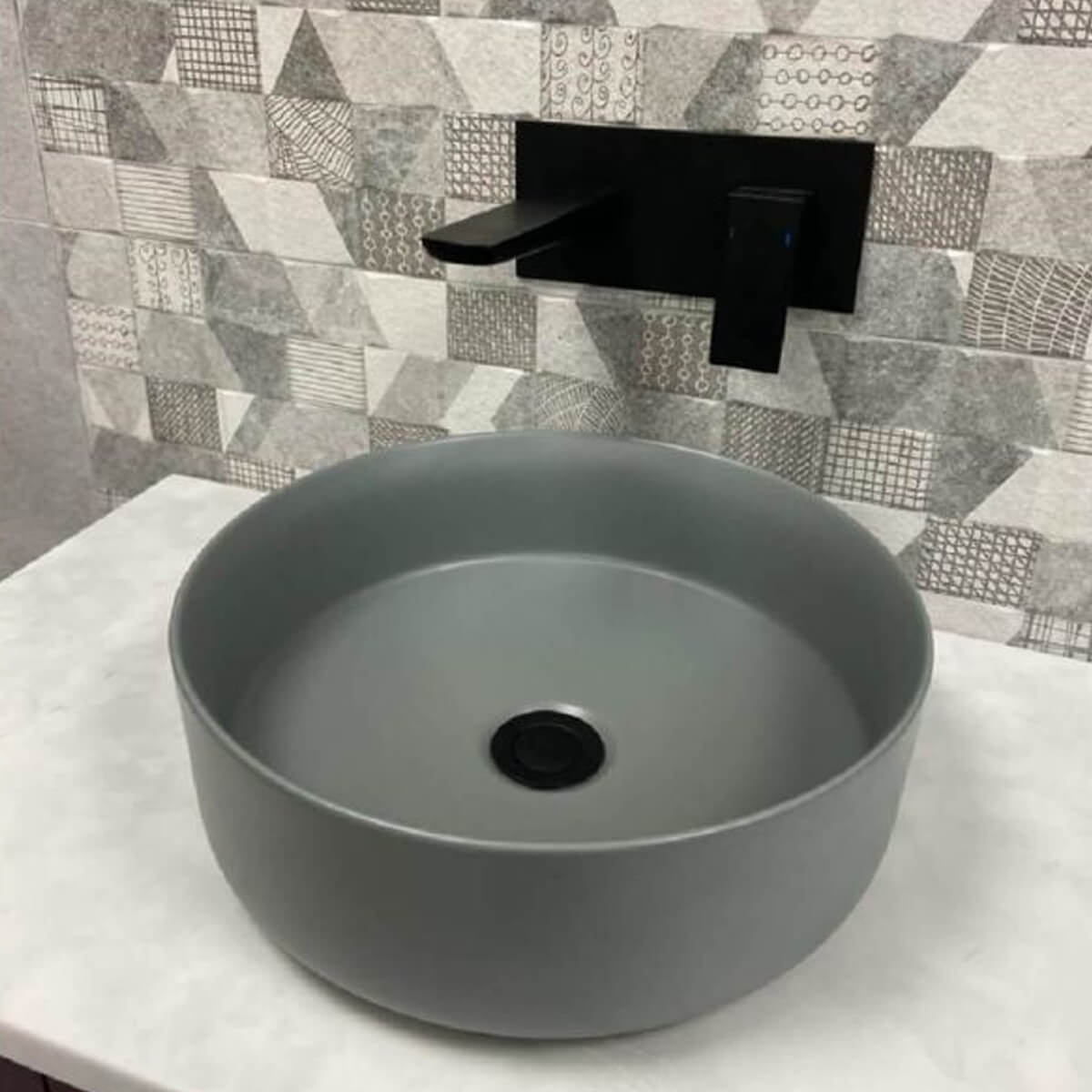 Objekt Ceramica Tahoe 360mm Counter Top Basin - Dark Grey (11214)
