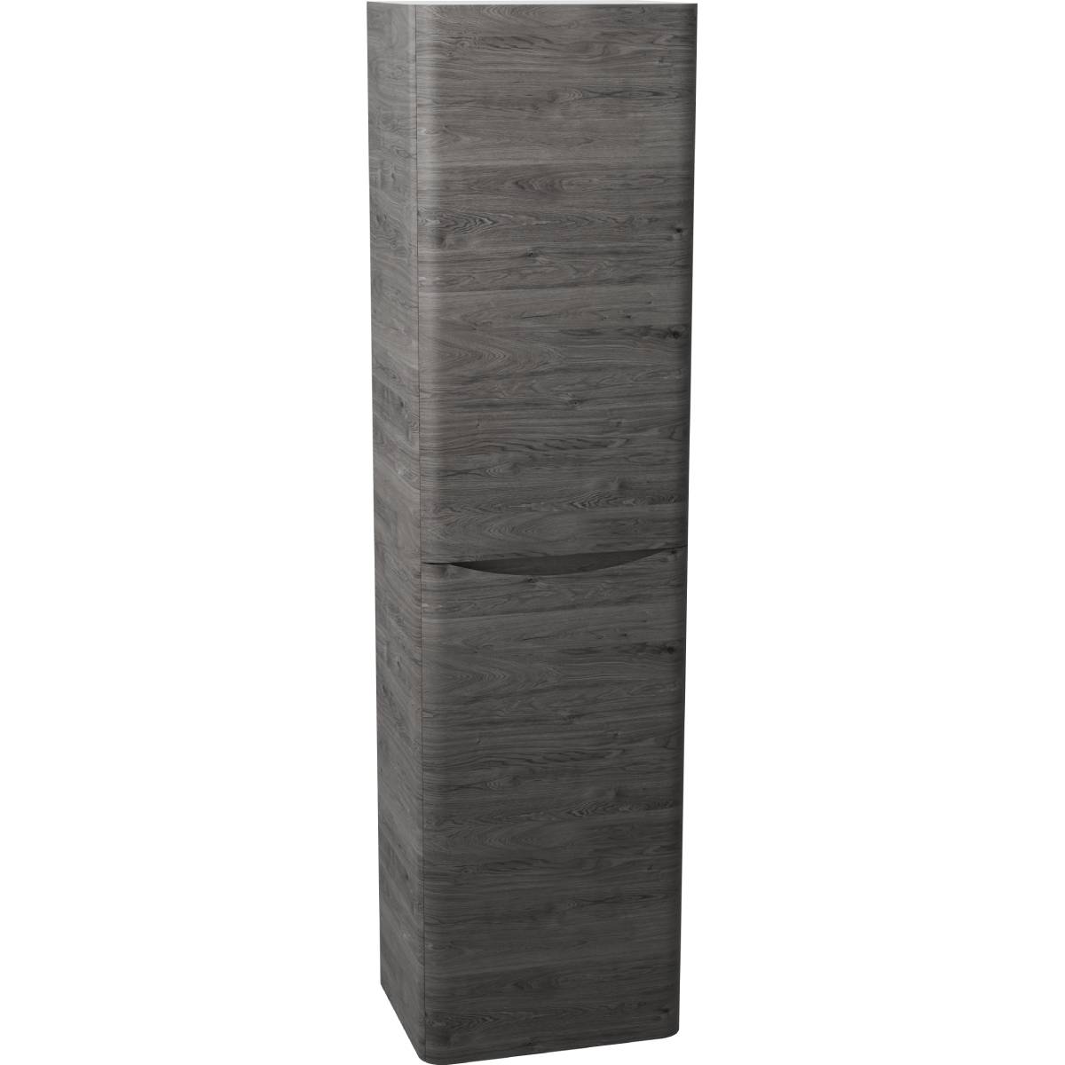 Baltimore 1500mm Wall Mounted Storage Cabinet - Graphite Oak (7953)