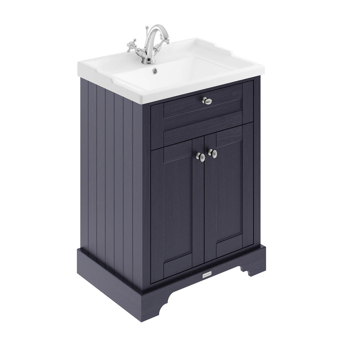 Hudson Reed Traditional Old London Twilight Blue 600mm Cabinet & Basin 1 Tap Hole