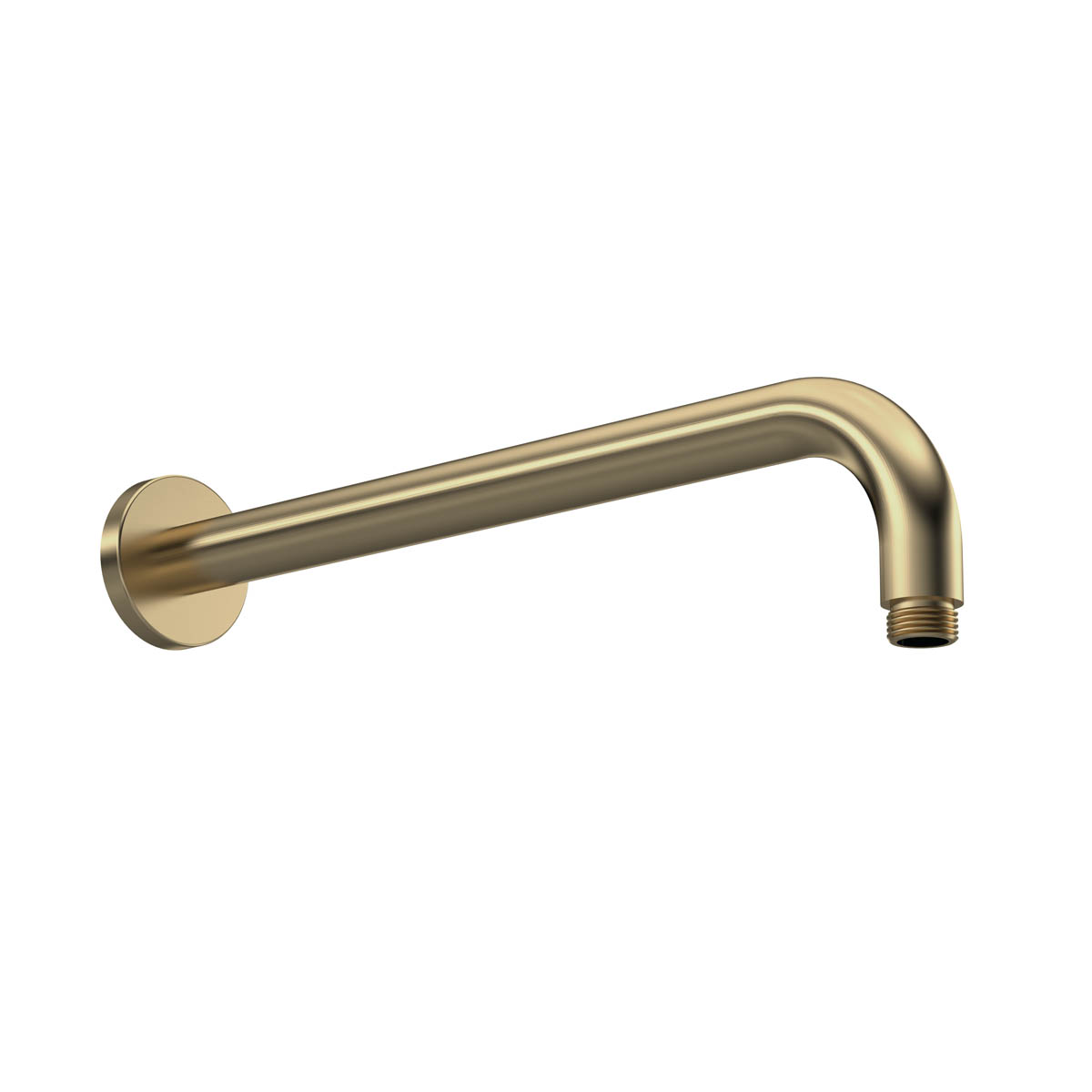Round Wall Mounted Arm - Brushed Brass (12572)